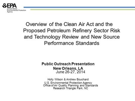 Public Outreach Presentation