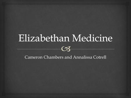 Cameron Chambers and Annalissa Cotrell.   Lack of sanitation led to widespread disease.  There were open sewers and garbage littered the streets. 