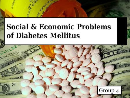 Group 4. Introduction Diabetes mellitus has no cure. But it can be controlled effectively by treatments, good dietary habits and exercises. Today it is.