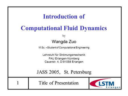 Computational Fluid Dynamics