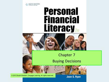 Chapter 7 Buying Decisions