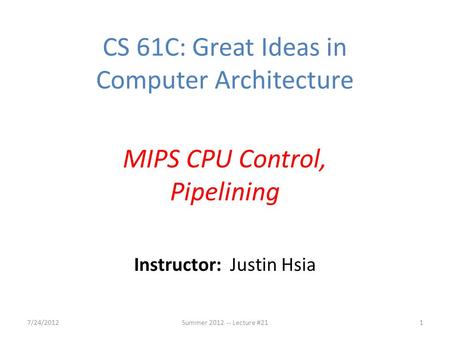 Instructor: Justin Hsia