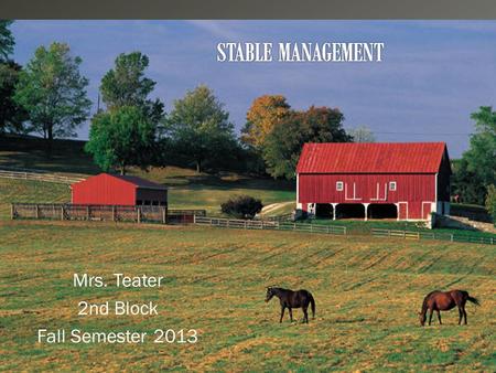  Mrs. Teater 2nd Block Fall Semester 2013.  Welcome !  Be prepared to work hard, have some fun, and learn bunches!!  Class will meet here Mon, Wed.