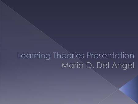  Behavioralist  Graduate of University of Nebraska  M.A. specializing in Philosophy, Mathematics, and Psychology  Graduate of University of Washington.