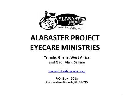 ALABASTER PROJECT EYECARE MINISTRIES