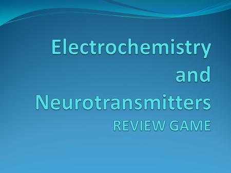 USG Part III: Electrochemistry USG Part III: Electrochemistry See also the NOTES documents posted online at our wikispace, the online self-quizzes posted.