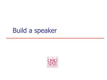 Build a speaker. Sound wave Compressional wave Air is compressed and expanded rhythmically Created by something vibrating blog.modernmechanix.com.