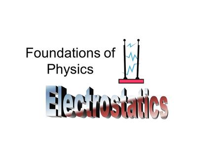 Foundations of Physics