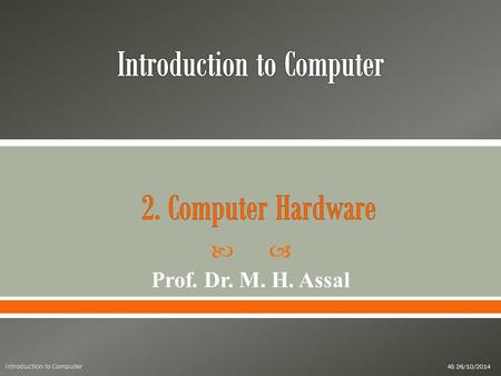 Introduction to Computer