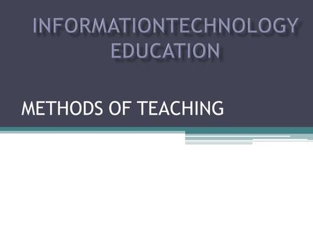 Informationtechnology