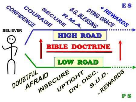 BELIEVER BIBLE DOCTRINE BIBLE DOCTRINE P S E S HIGH ROAD LOW ROAD.