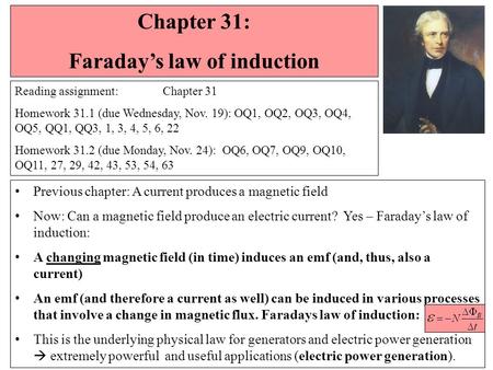 Faraday’s law of induction