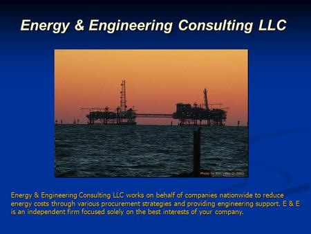 Energy & Engineering Consulting LLC