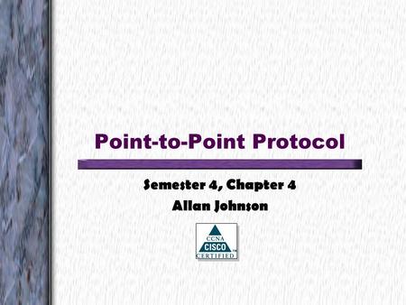 Point-to-Point Protocol