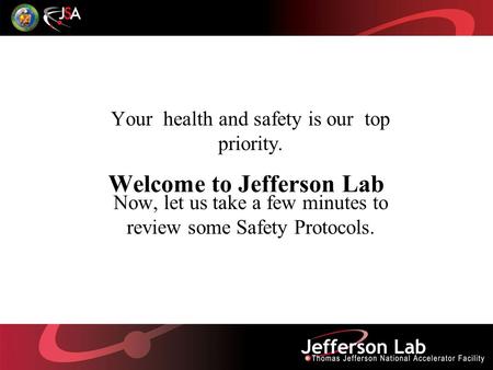 Welcome to Jefferson Lab