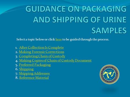 1. After Collection Is CompleteAfter Collection Is Complete 2. Making Forensic CorrectionsMaking Forensic Corrections 3. Completing Chain of CustodyCompleting.