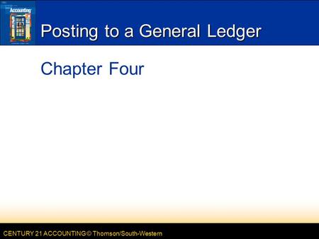 Posting to a General Ledger