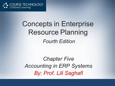 Concepts in Enterprise Resource Planning Fourth Edition