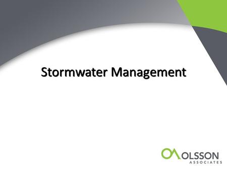 Stormwater Management