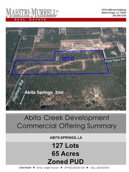 R E A L E S T A T E CHAD RIGBY   OFFICE: 225-298-1250 CELL: 225-802-9916 9018 Jefferson Highway Baton Rouge, LA 70809 225.298.1250.