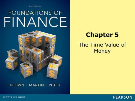 Learning Objectives Explain the mechanics of compounding, and bringing the value of money back to the present. Understand annuities. Determine the future.