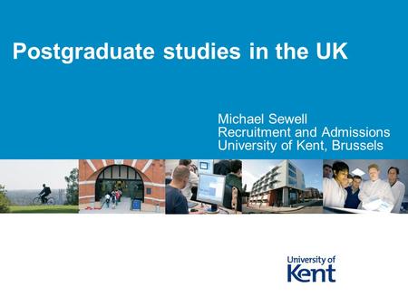 Postgraduate studies in the UK