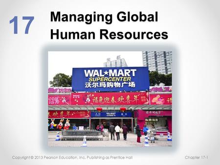 Managing Global Human Resources