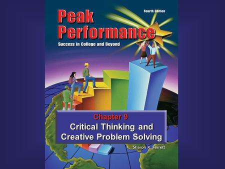 Book cover art to be inserted Chapter 9 Critical Thinking and Creative Problem Solving.