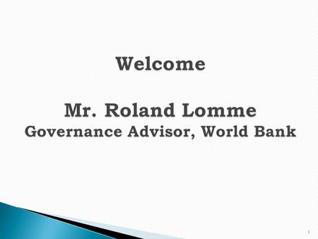 1. 2 “ All Government services should be available to the common man in his locality, throughout his life, through a one-stop-shop (integrated service.