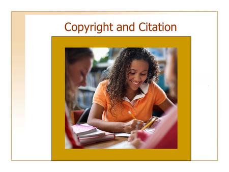 Copyright and Citation. Plagiarism – A Persistent Problem “ I found your speech to be good and original. However, the part that was original was not good.