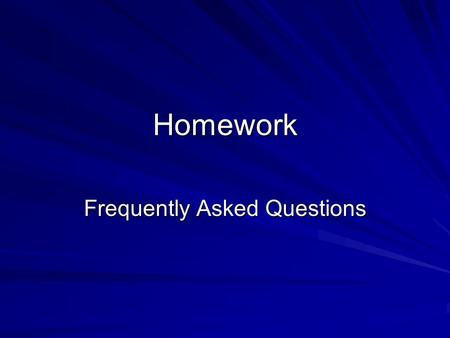 Homework Frequently Asked Questions. Should I assign homework to elementary students? Look at page 61 and use the chart on p. 160 to determine the percentile.