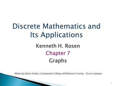 Discrete Mathematics and Its Applications