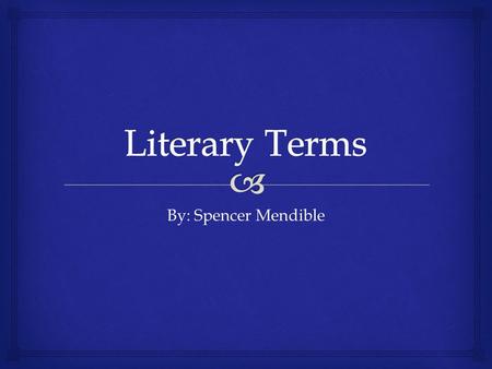 By: Spencer Mendible.   The definitions of the terms Satire and Anticlimax  Examples of the two terms What you will be learning……