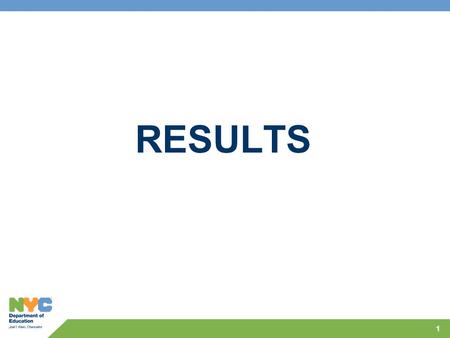 1 RESULTS. 2 60% 2006 51% 2002 47% 1986 (first year NYC tracked four-year graduation rate) CITY GRADUATION RATES.