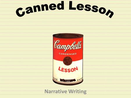 Narrative Writing. Step 1: Read the prompt carefully before you begin. Writing Situation: Your teacher punishes the whole class because one student misbehaved.