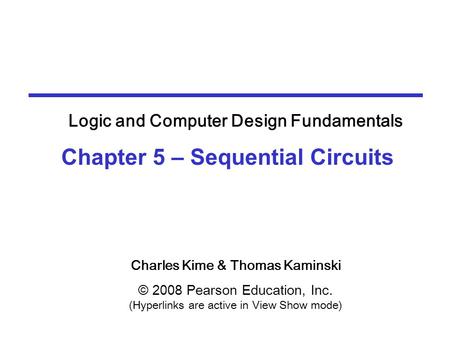 Combinational and Sequential Circuits