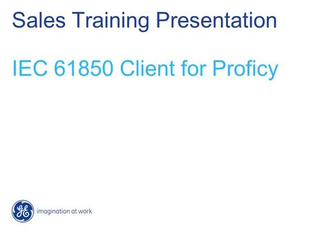 Sales Training Presentation