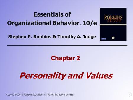 Stephen P. Robbins & Timothy A. Judge