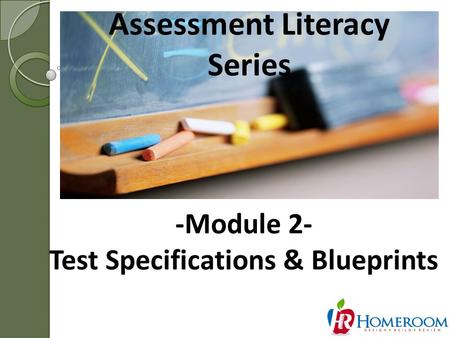 Assessment Literacy Series