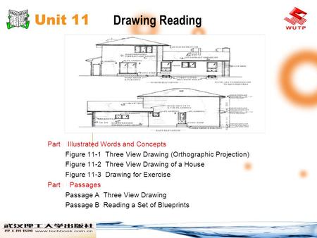 Unit 11 Drawing Reading Part ⅠIllustrated Words and Concepts