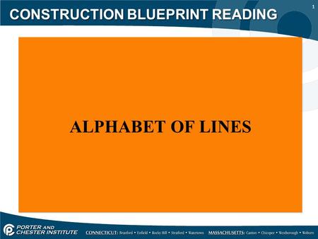 CONSTRUCTION BLUEPRINT READING