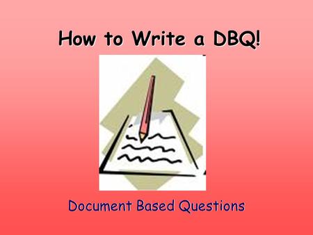 Document Based Questions