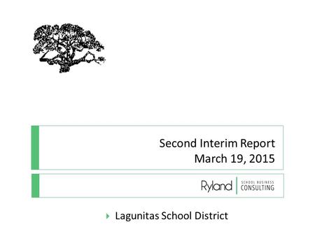 Second Interim Report March 19, 2015