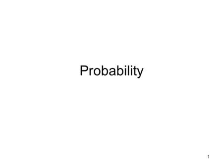 Probability.