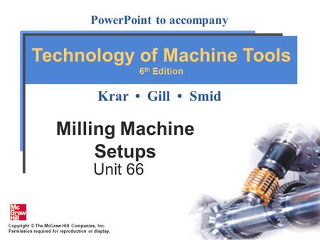 Milling Machine Setups