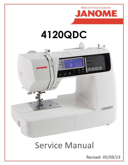 4120QDC Service Manual Revised: 05/09/13.