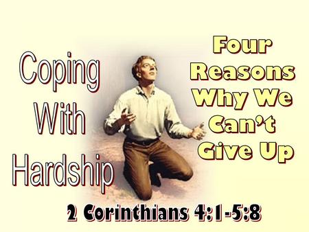 Have you ever felt drained? Have you ever faced adversity? Have you ever been discouraged ? Four keys of focus to help us keep going Our Work Our Purpose.