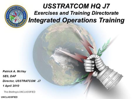 Exercises and Training Directorate Integrated Operations Training