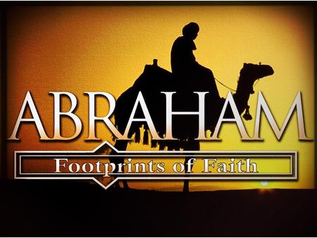 “Some time later God tested Abraham. He said to him, ‘Abraham!’ ‘Here I am,’ he replied. Then God said, ‘Take your son, your only son, Isaac, whom you.