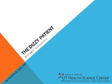 The Dizzy Patient Otologic evaluation.